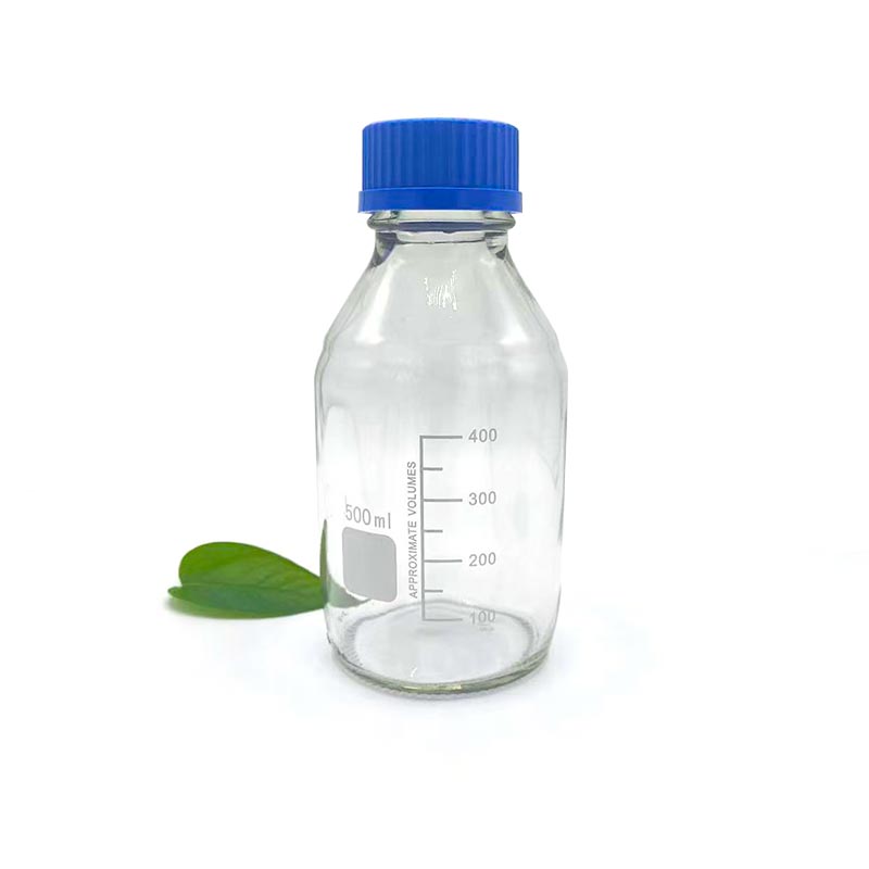 Chai thuốc thử thủy tinh trong suốt 500ml Chai thuốc thử thủy tinh trong suốt 500ml